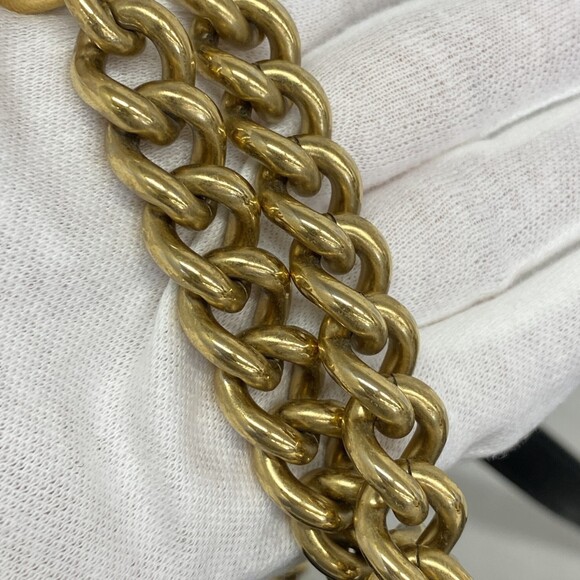 GUCCI Black Leather GG Marmont Shoulder Bag - Picture 10 of 16